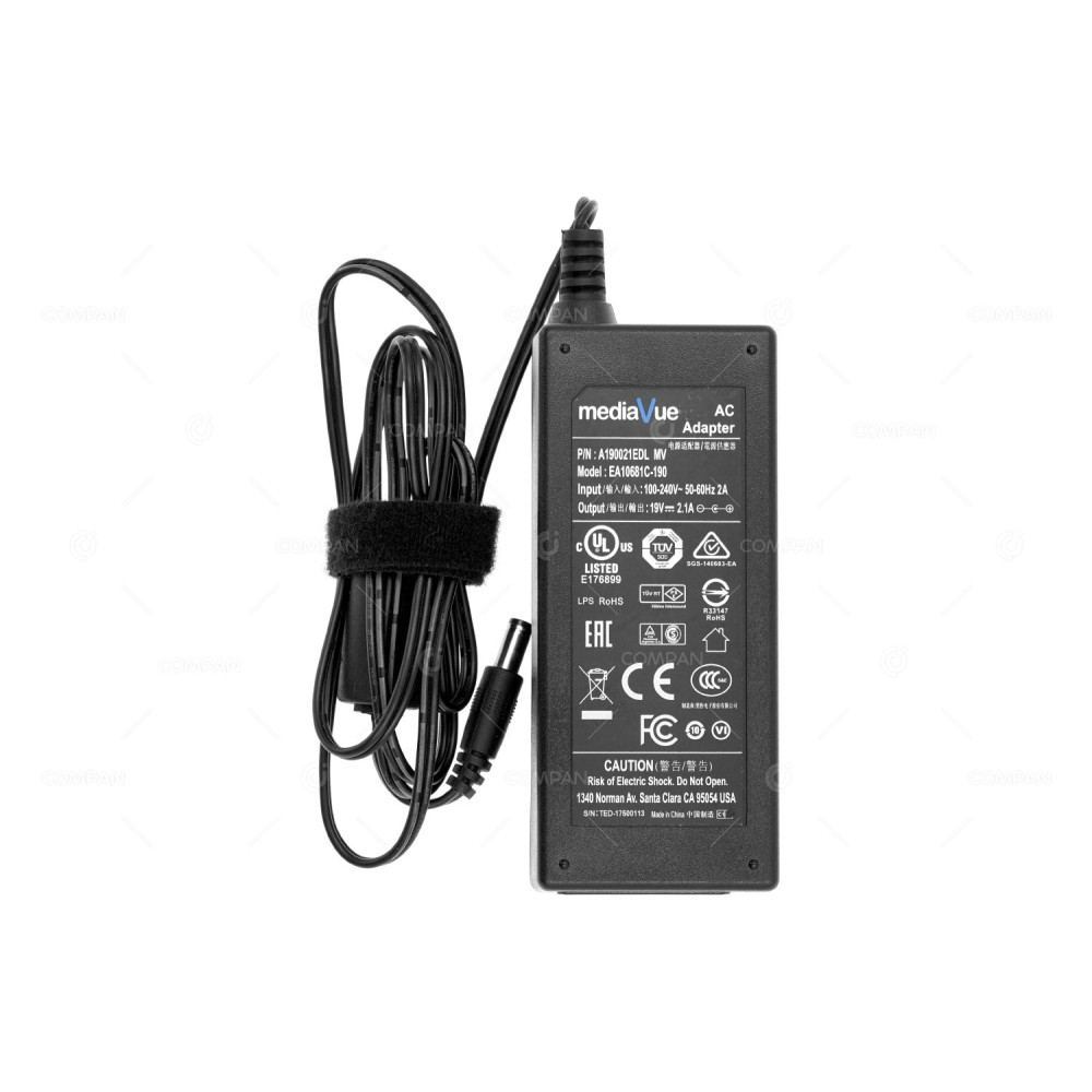 A190021EDL MEDIAVUE AC ADAPTER 19V 2.1A EA10681C-190